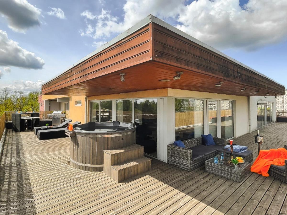 Skyhouse Riga Lux Penthouse & Spa Dış mekan fotoğraf